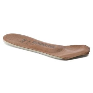 Comfort Toeless Insole Leather Natural Leather - Brown