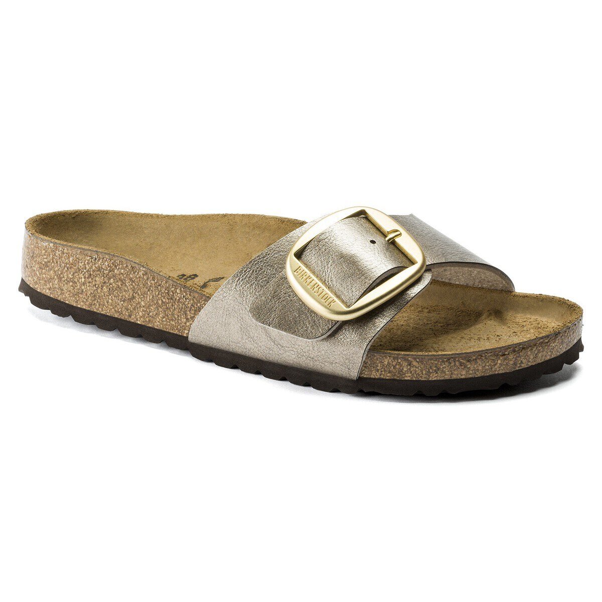 Madrid Big Buckle Birko-Flor - Graceful Taupe