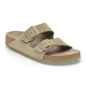 Arizona Soft Footbed Suede Leather - Faded Khaki