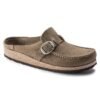 Buckley Suede Leather - Gray Taupe