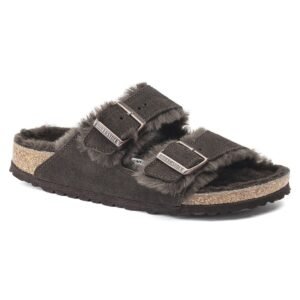 Arizona Shearling Suede Leather/Fur - Mocca