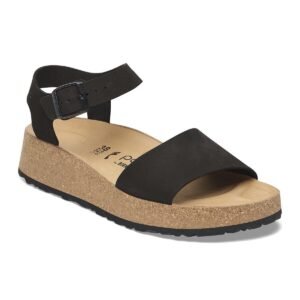 Glenda Nubuck Leather - Black
