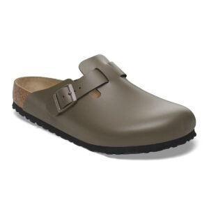 Boston Natural Leather - Concrete Gray