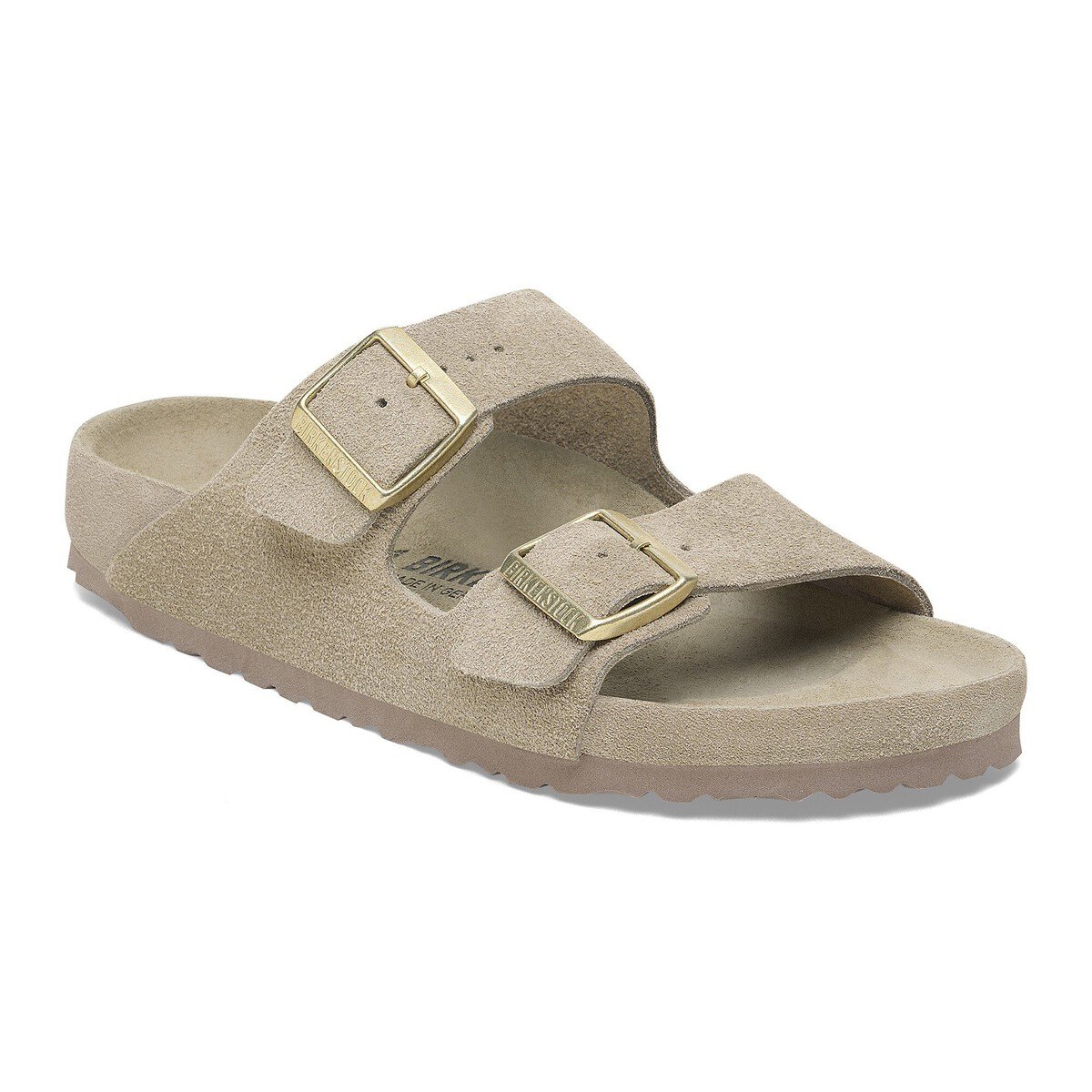 Arizona Suede Leather - Allover Taupe