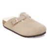 Boston Shearling Kids Suede Leather/Fur - Taupe