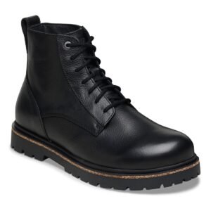 Highwood Lace Mid Women Natural Leather - Black