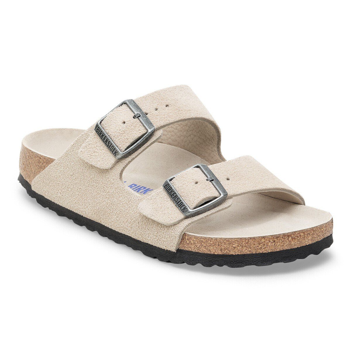 Arizona Soft Footbed Suede Leather - Oyster Tonal