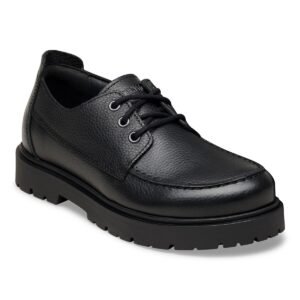 Highwood Moc Lace Low Natural Leather - Black