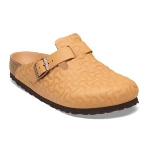 Boston Natural Leather Embossed - Nature Semi Veg Tan