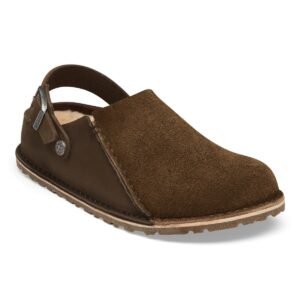 Lutry Premium Split Shearling Nubuck Leather/Suede - Carafe