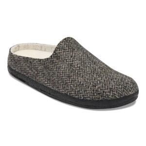 Amsterdam Wrapped Shearling Upper Felt - Herringbone Gray