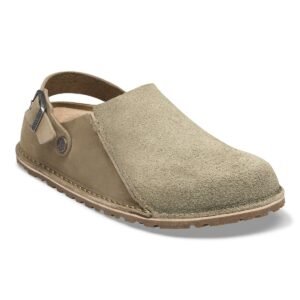 Lutry Premium Split Shearling Nubuck Leather/Suede - Taupe
