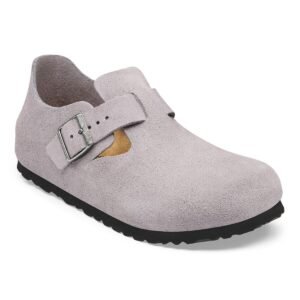 London Suede Leather - Lavender Sky