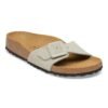Madrid Cushion Buckle Suede Leather - Oyster