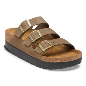 Florida Flex Platform Nubuck Leather - Dark Tea