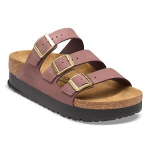 Florida Flex Platform Nubuck Leather - Pepper