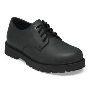 Highwood Lace Low Natural Leather Oiled - Black