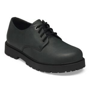 Highwood Lace Low Natural Leather Oiled - Black