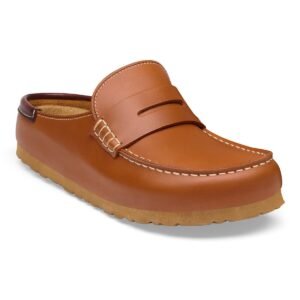 Naples Wrapped double stitch Natural Leather - Cognac