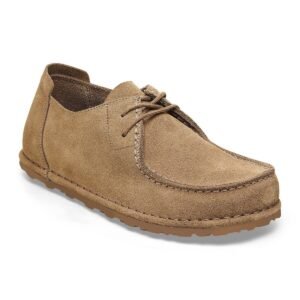 Utti Lace Suede Leather - Solid Gray Taupe