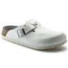 Boston ESD Natural Leather - White
