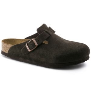 Boston Soft Footbed Suede Leather - Mocha